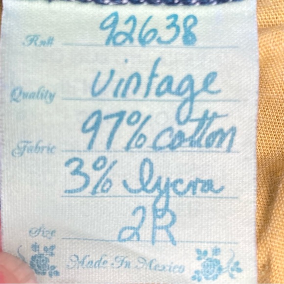 Fossil Brand Jeans Swift Boot Cut Size 2R Blue Medium Wash Distressed Bottom Hem - Picture 11 of 12